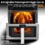 iceagle Freidora de Aire XXL 8L – 2100W Air Fryer con Doble Resistencia Arriba y abajo | Freidora sin Aceite con Ventana, 8 en