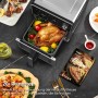 iceagle Freidora de Aire XXL 8L – 2100W Air Fryer con Doble Resistencia Arriba y abajo | Freidora sin Aceite con Ventana, 8 en