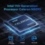 Ordenador portátil Intel Celeron N5095, Notebook de 14,1 pulgadas, 16G