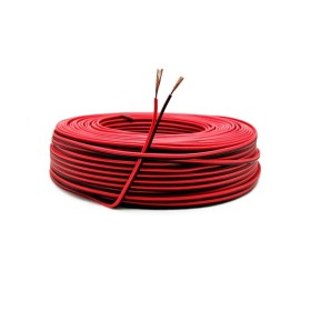 22AWG Cable Electronica,0,33mm2 Alambre Cobre Estañado,Cable Rojo Negro de PVC de 2 Núcleos para Conectores de Tira de