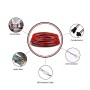 22AWG Cable Electronica,0,33mm2 Alambre Cobre Estañado,Cable Rojo Negro de PVC de 2 Núcleos para Conectores de Tira de