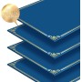 S&O - Soportes para certificados de premio. Juego de 25 fundas profesionales para certificados de 8.5 x 11 pulgadas. Carpetas de
