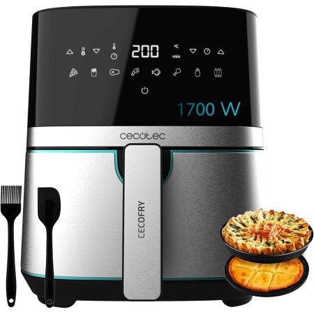Cecotec Freidora de Aire sin Aceite de 6 L Air Fryer Cecofry Bombastik 6000. 1700 W, Tecnología PerfectCook, Temperatura y