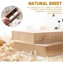 SacJkt Caja Para Anillos de Madera, Caja Anillos Boda, Porta Alianzas Boda, Joyas Caja de Presentación para Propuesta,