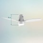 Cecotec Ventilador de Techo EnergySilence Aero 5500 Aqua White&White Connected, Motor DC 40W, Diámetro 132 cm, Bajo consumo,