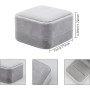 para boda, terciopelo, caja de regalo para anillos, collares, pendientes, anillo de compromiso, caja de regalo (70 x 70 x 40 mm)