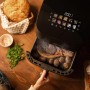 Cecotec Freidora de Aire sin Aceite 4,5L Plancha Grill Doble Resistencia Ahumador Integrado Air Fryer Cecofry&Grill Smokin'