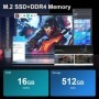 Portátil Ninkear N15 Air 15,6 "IPS 1080P IPS Intel N95 3,4 Ghz 16GB RA