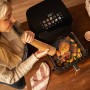 Cecotec Freidora de Aire sin Aceite 4,5L Plancha Grill Doble Resistencia Ahumador Integrado Air Fryer Cecofry&Grill Smokin'