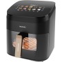 Cecotec Freidora de Aire sin Aceite 4,5L Plancha Grill Doble Resistencia Ahumador Integrado Air Fryer Cecofry&Grill Smokin'