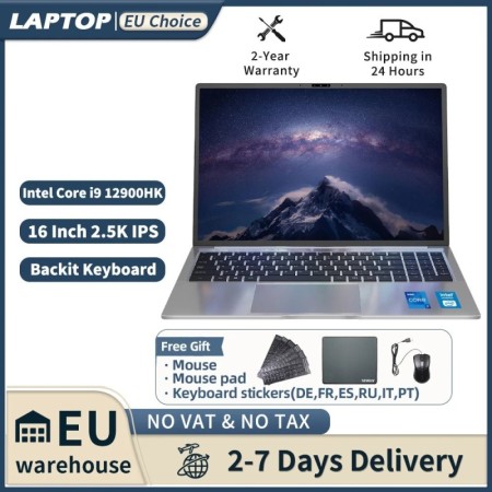 Ordenador portátil de 16 pulgadas, 2,5 K, 120Hz, Intel Core, i9-12900H
