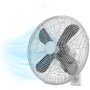 Cecotec Ventilador de Pared con Mando EnergySilence 4500 Power Wall Control Black. 50W, Diámetro 45cm, 4 Aspas Aerodinámicas,