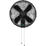 Cecotec Ventilador de Pared con Mando EnergySilence 4500 Power Wall Control Black. 50W, Diámetro 45cm, 4 Aspas Aerodinámicas,