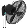 Cecotec Ventilador de Pared con Mando EnergySilence 4500 Power Wall Control Black. 50W, Diámetro 45cm, 4 Aspas Aerodinámicas,