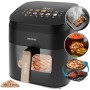 Cecotec Freidora de Aire sin Aceite 4,5L Plancha Grill Doble Resistencia Ahumador Integrado Air Fryer Cecofry&Grill Smokin'