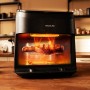 Cecotec Freidora de Aire sin Aceite 4,5L Plancha Grill Doble Resistencia Ahumador Integrado Air Fryer Cecofry&Grill Smokin'