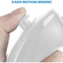 AFUNTA Nunchuck Controllers para Nintendo Wii U, 2 Packs Reemplazo para Wii U Juego de Video - Blanco