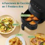 Cosori Freidora de Aire 2L, Air Fryer Compacta con Pantalla Táctil Intuitiva, 900W, 30 Recetas en Línea, Freidora sin Aceite