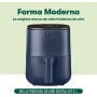 BELLA Freidora de Aire con Pantalla Táctil de 3L, Sin Precalentamiento, Sartén Antiadherente y Bandeja para Elementos