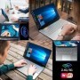 Computadora portátil ultrafina Windows 11 14,1 "12GB RAM 512GB 1TB SSD