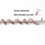 0.32 mm² 2 Conductor Cable de silicona paralelo 10Metros [negro 5M rojo 5M] 22awg de cables de conexión Cable de cobre estañado