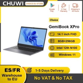 Portátil CHUWI GemiBook XPro de 14,1 pulgadas Intel 12th N100 8 GB DDR