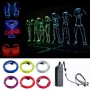 COVVY Cable LED Tira de Luces de Neon Flexible de 5 * 1 M Alimentado 3 Modos de Funcionamiento, Perfecto para Decoración de