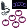 COVVY Cable LED Tira de Luces de Neon Flexible de 5 * 1 M Alimentado 3 Modos de Funcionamiento, Perfecto para Decoración de