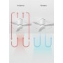 CREATE / WINDCALM S/Ventilador de techo ABS con luz blanco con mando / 40W, Silencioso, Ø112 cm, 6 velocidades, 3 temperaturas