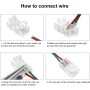 GTIWUNG 20m Cable Extensión Tira LED Cable de Conexión 2 Pines Cable Conector Banda LED, para SMD 5050 3528 2835 LED Strip y