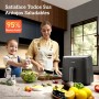 COSORI Freidora de Aire Turbo Blaze™ 6L, Air Fryer 46% Más Rápida con Motor DC, Freidora sin Aceite 9 en 1, con 117 Recetas de