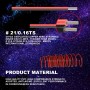 CARLITS 30m 20AWG Cable de Extensión Cable de Alambre Cobre Estañado Calibre 2x0.5mm² 20 Cable de Conexión de 2 Cables Eléctrico