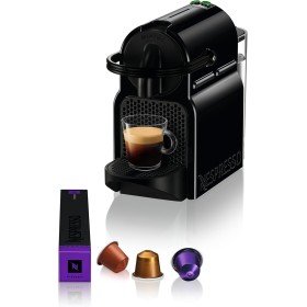 Nespresso De'Longhi Inissia EN80.B - Cafetera monodosis de cápsulas Nespresso, 19 bares, apagado automático, color negro,