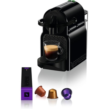 Nespresso De'Longhi Inissia EN80.B - Cafetera monodosis de cápsulas Nespresso, 19 bares, apagado automático, color negro,