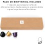 Nespresso De'Longhi Inissia EN80.B - Cafetera monodosis de cápsulas Nespresso, 19 bares, apagado automático, color negro,