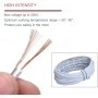 Cable de extensión de 20 m, 20 AWG, 2 pines, para tira de luces LED de un solo color, cinta de luces 3528 5050