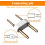 BAGZY 1,5M/59 pulgadas 2 cables de alimentación LED, para tira de neón LED conectable de extremo a extremo de 220-240 V, incluye