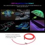 COVVY Cable LED Tira de Luces de Neon Flexible de Alimentado 3 Modos de Funcionamiento, Decoración de Coche, Fiestas, Disfraz de