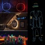 COVVY Cable LED Tira de Luces de Neon Flexible de Alimentado 3 Modos de Funcionamiento, Decoración de Coche, Fiestas, Disfraz de