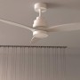 Cecotec Ventilador de Techo con Mando a Distancia y Temporizador EnergySilence Aero 5200 White Design. 40W, Diámetro 132 cm,