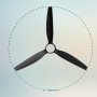 Cecotec Ventilador de Techo con Mando a Distancia y Temporizador EnergySilence Aero 5200 White Design. 40W, Diámetro 132 cm,