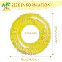 LUMOOM Anillo De NatacióN Inflable, NeumáTico De NatacióN con Purpurina, Anillo De NatacióN De Verano para Piscina Arena Playa