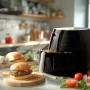 Freidora de Aire OvalFry Zen 6L – Airfryer Sin Aceite, 1700W, 8 Programas, Pantalla Táctil, Cesta Antiadherente, Diseño Ovalado
