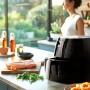 Freidora de Aire OvalFry Zen 6L – Airfryer Sin Aceite, 1700W, 8 Programas, Pantalla Táctil, Cesta Antiadherente, Diseño Ovalado