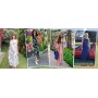 AUSELILY Vestidos Largos Mujer Verano Maxi Sin Mangas Informal Vestido de Playa con Bolsillos