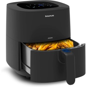 Taurus Amazing - Freidora de aire sin aceite AF1701D, Cestillo 5,5L, 8 programas, Pantalla táctil, Timer, Hasta 200 grados C,