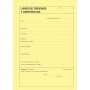PAQ. 3 LIBROS DE ÓRDENES Y ASISTENCIAS. A4, 25 folios triplicados y numerados.