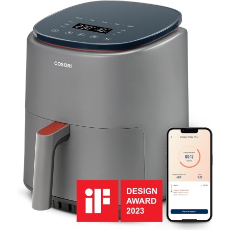 COSORI Freidora de Aire Inteligente 75-230℃, Air Fryer con 7 Programas, Pantalla Táctil Digital, 30 Recetas de APP, Freidora sin