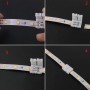 CESFONJER 20 piezas kits conectores tiras luz LED incluyen cable conexión sin soldadura LED 2 pines de 8 mm de ancho, conector