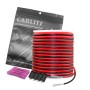 CARLITS 30m 22AWG Cable de Extensión Cable de Alambre Trenzado Cobre Estañado 2x0.3mm² Calibre 22 Conexión Cable Eléctrico 12V